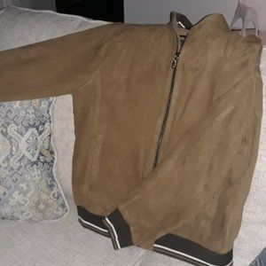Velour leather jacket for sale